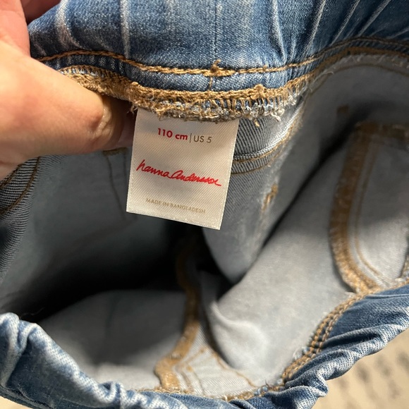 Hanna Andersson Denim Skinny Fit Jeggings 5T - Picture 3 of 3